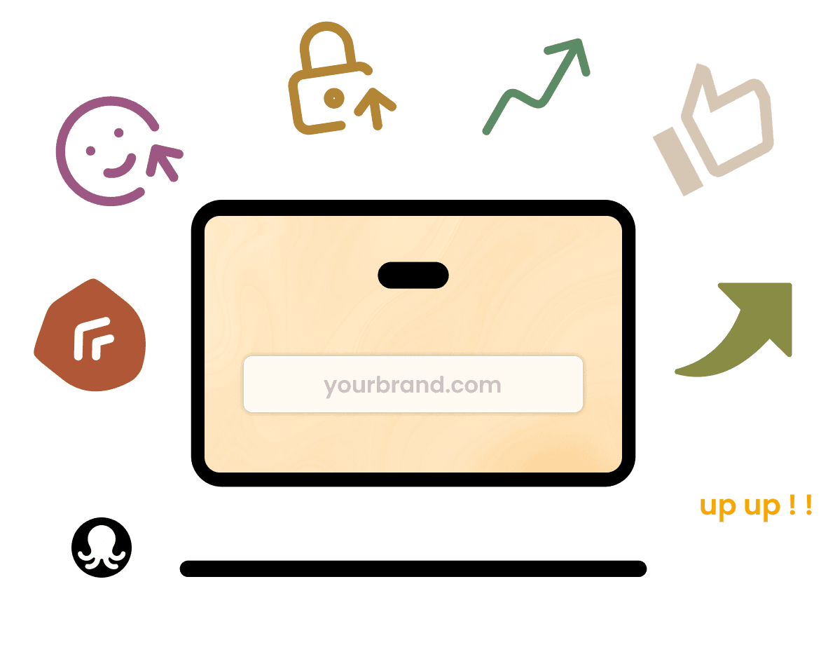 Custom domain setup interface showing domain configuration options